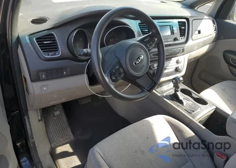 2016 Kia Sedona Lx из США, поврежденный, VIN KNDMB5C19G6161760